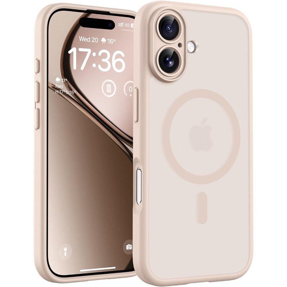 Desert Iphone 17 Pro Max Full Camera Protection Translucent Matte Phone Case